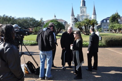 With the Monsignor